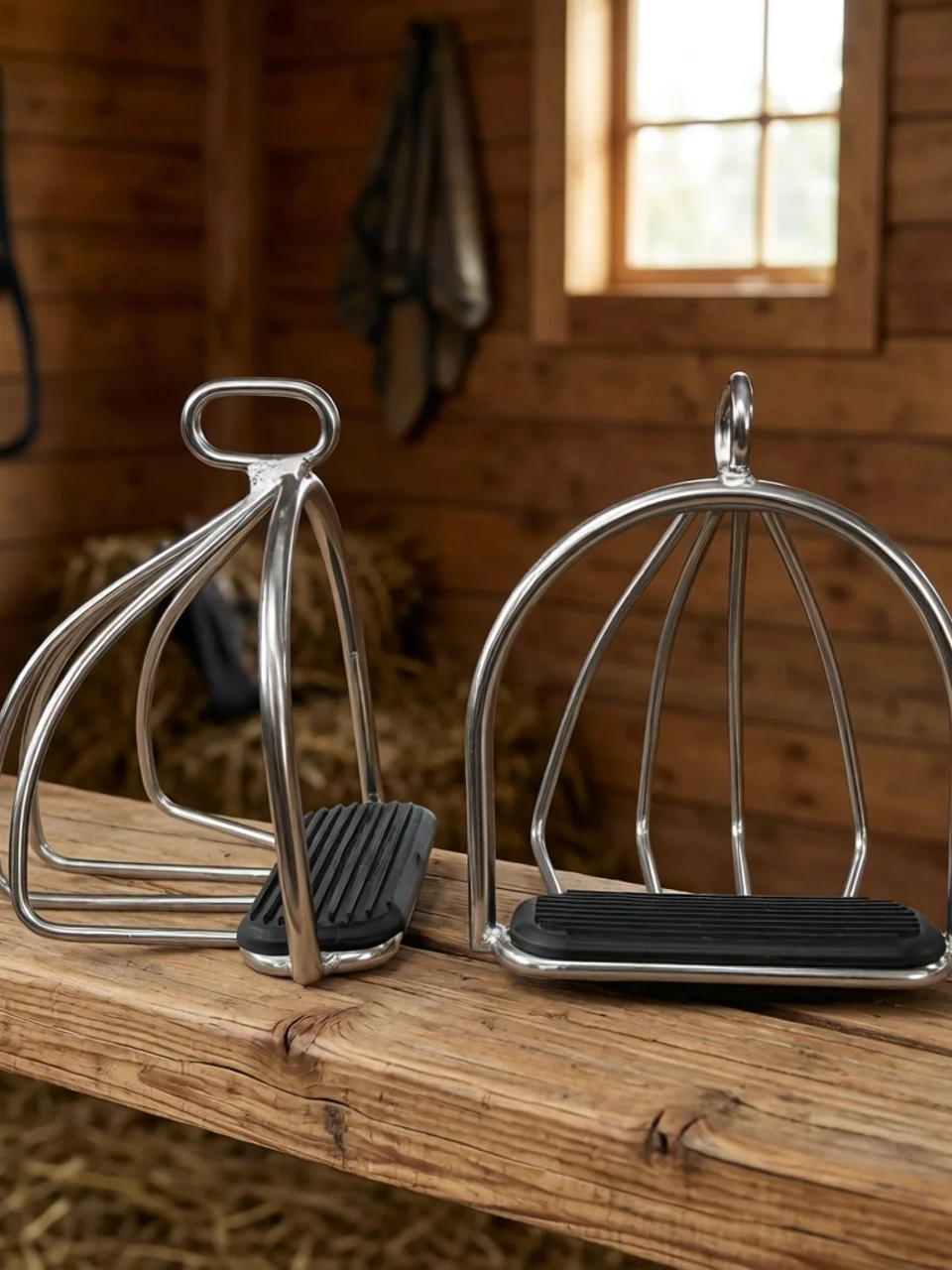 stainless-steel-saddle-equipment-accessories-safety-stirrup-cover-protective-net-equestrian-sports-new-arrival