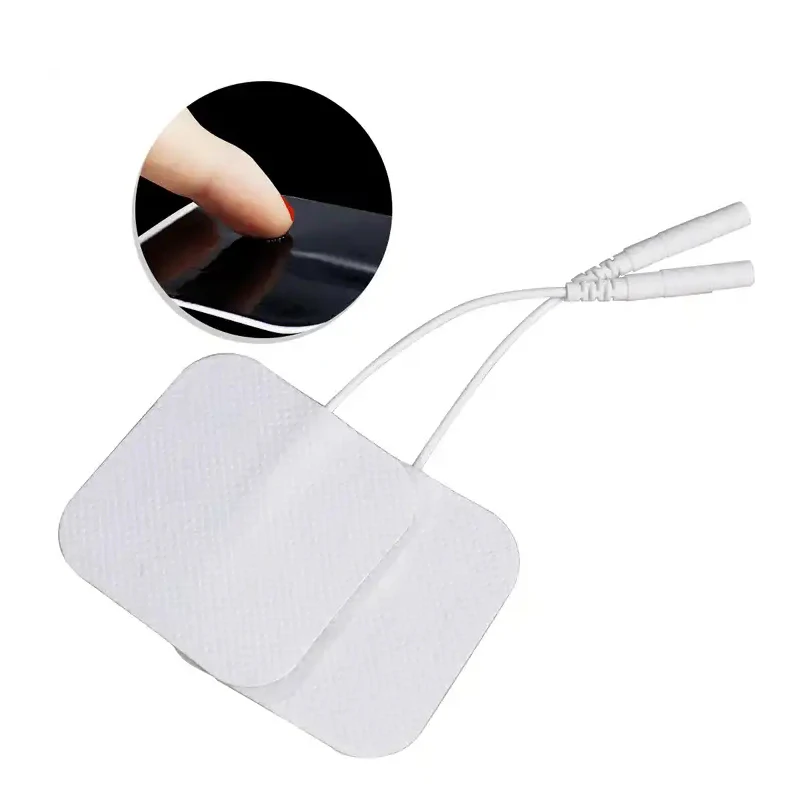 Tens Electrodes Pad EMS Electric Muscle Stimulator Patch Reusable Replaceable Non Woven Fabric Self-adhesive Massager Stickers