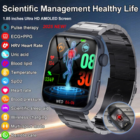 Micro Physical Examination Health Smartwatch Men Sports Fitness Tracker Heart Rate Temperature NFC Bluetooth Call Smart Watches