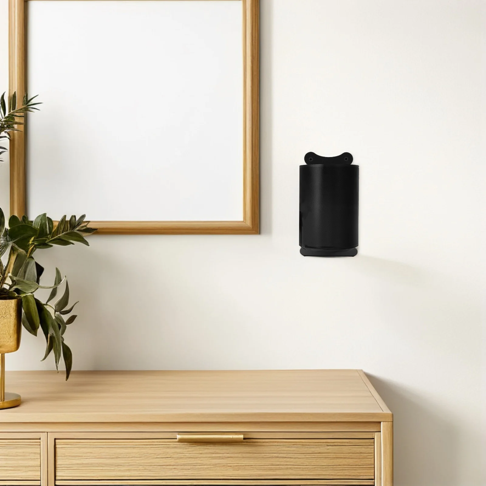 

Wireless Speaker Bracket Rotatable Floating Wall Mount Shelf For Sound System Anti-Drop Safety With Adjustable Angle