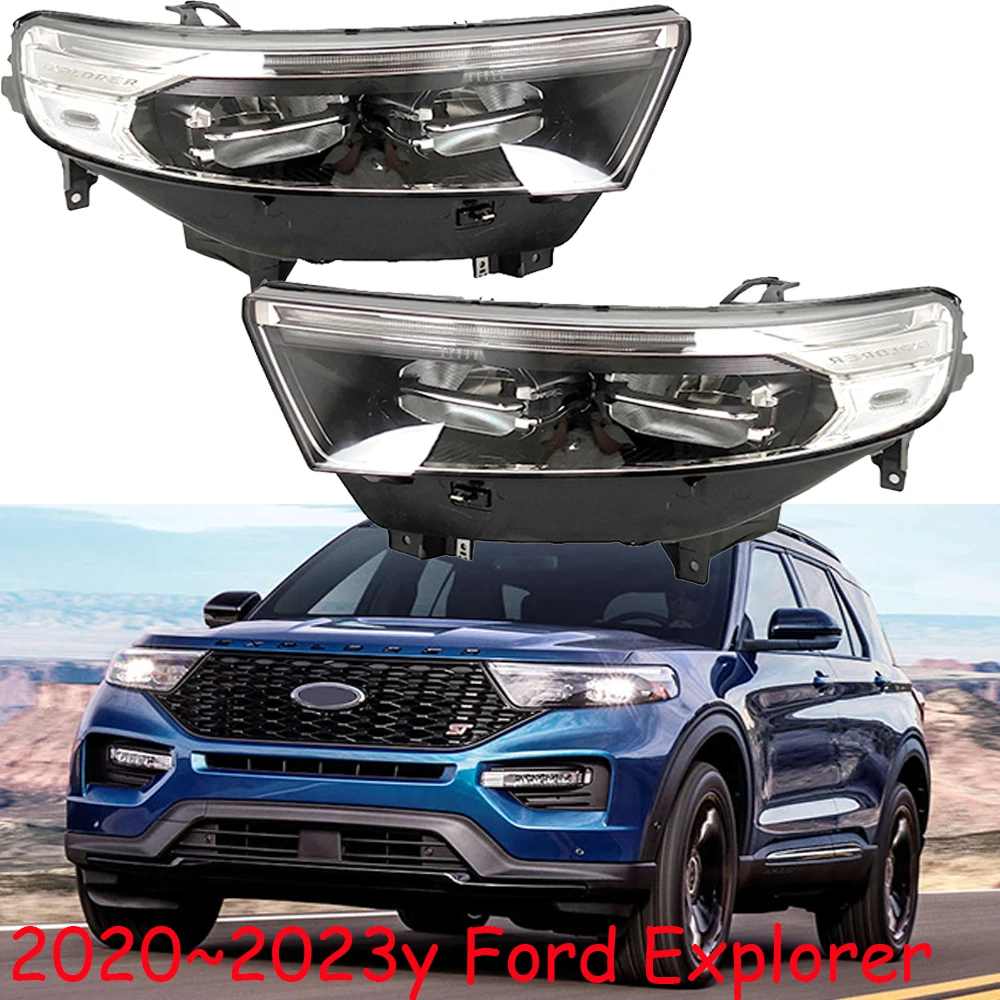 Asia version 1pcs car bumper headlamp for Explorer headlight 2020~2023 car accessories head lamp for Ford Explorer fog light