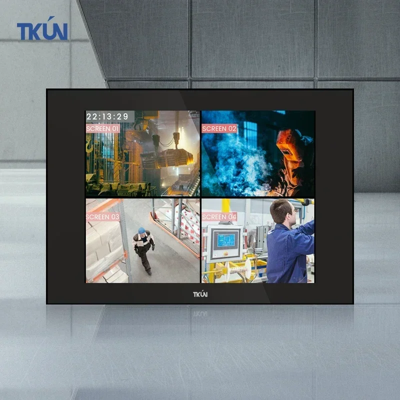 

Customizable small lcd video display 10" 10.4 inch Industrial LCD monitor Industrial monitoring with VGA Bnc input