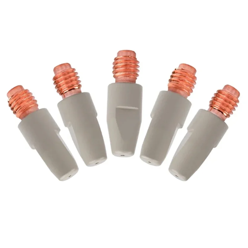 

A7THK-10PCS 36KD Welding Contact Tips Coating Protect M8 Gas Nozzle Tip 1.0Mm MIG Welding Torche Welding Tool Parts
