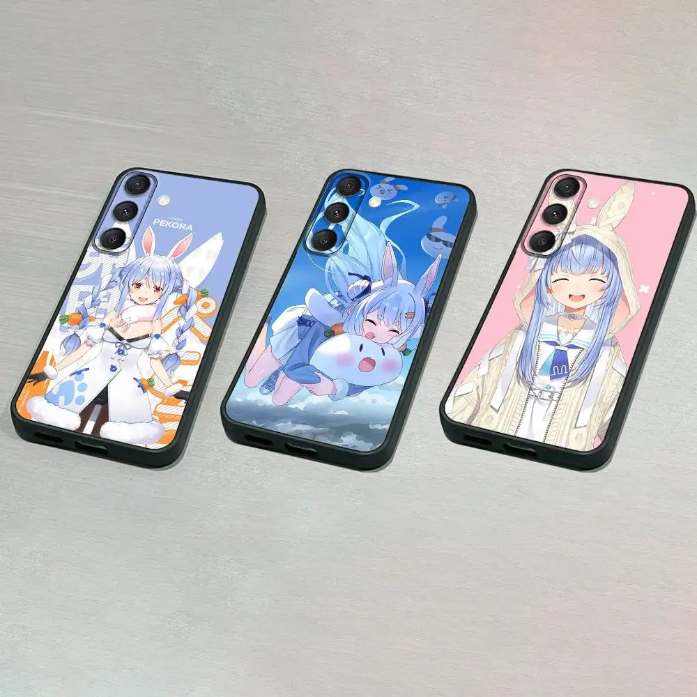 

Usada P-Pekora H-Hololive Phone Case For Samsung S25,S24,S23,S22,S21,S20,S10,Ultra,Plus,Lite,FE,Soft Silicone Black Cover