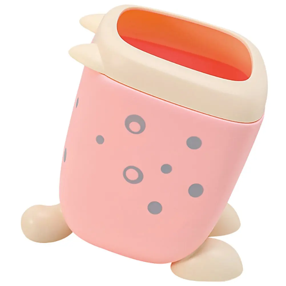 Cartoon Pen Holder Multi-Function Pencil Container Desktop Organizer Large Capacity Plastic Pen Storage Bucket School
