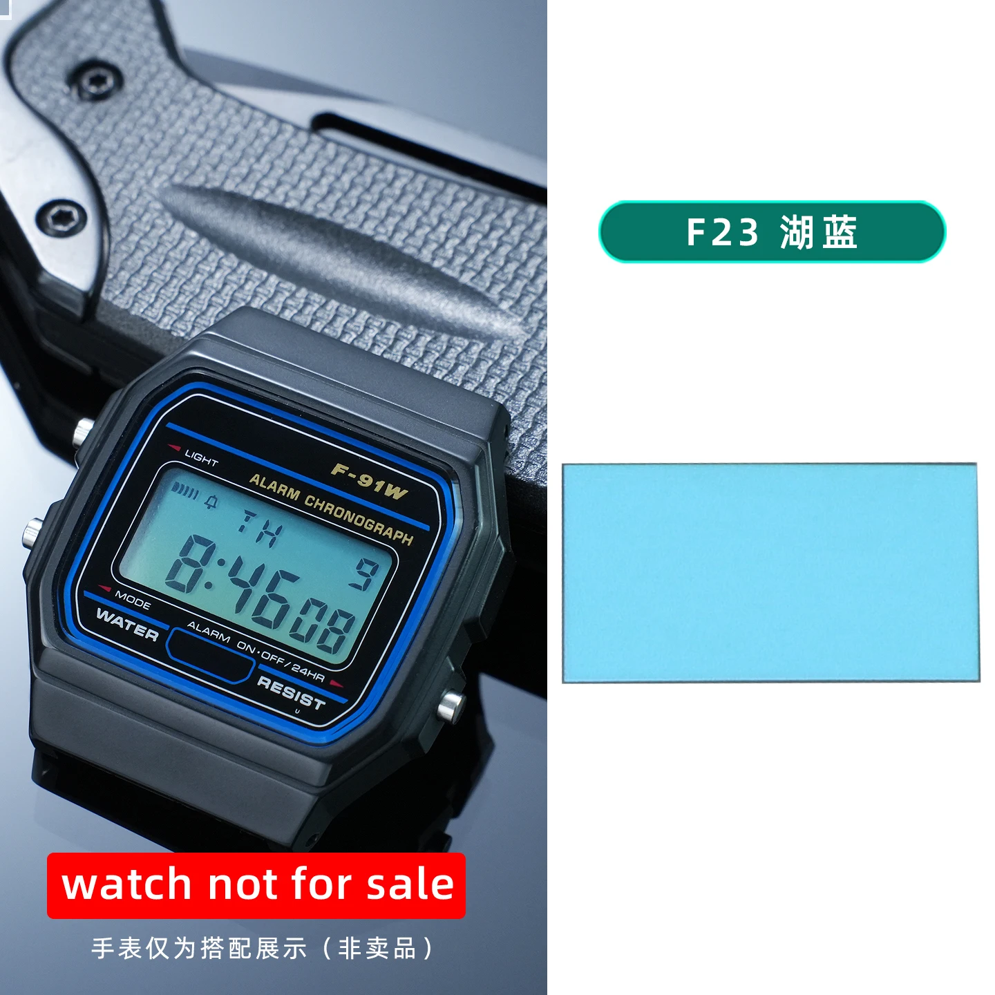 28 verschiedene Farbfolien für Display-Bildschirme, DIY-Aufkleber im Ins-Stil, HD-Folienaufkleber für Casio F91 A158 A159 A168 F105 – Detail 28