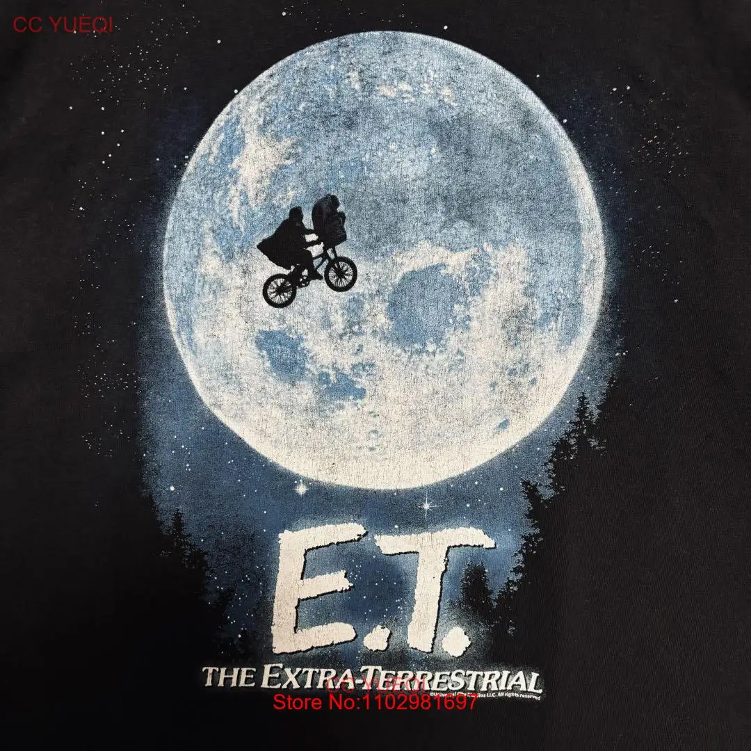 E.T. ET T shirt L size one of a kind short sleeve movie overseas import vintag