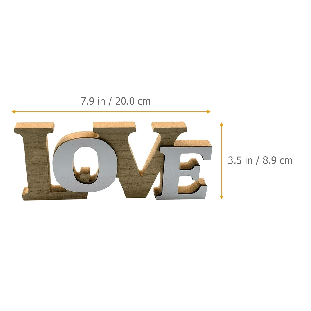 Wooden Love Decoration Letter Adornment For Wedding Party Valentine'S Day Home Garden Office Decor Craft Showcase Party