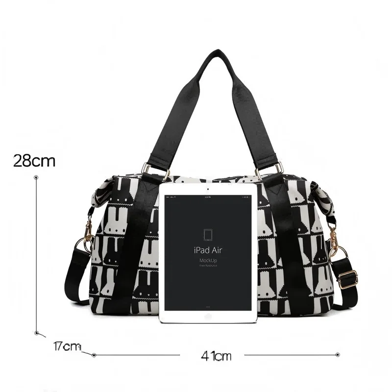 Women Large Capacity Dry Wet Separate Waterproof Tote Bag Crossbody Shoulder Bag Travel Beach Swimming Sports Storage Handbag
