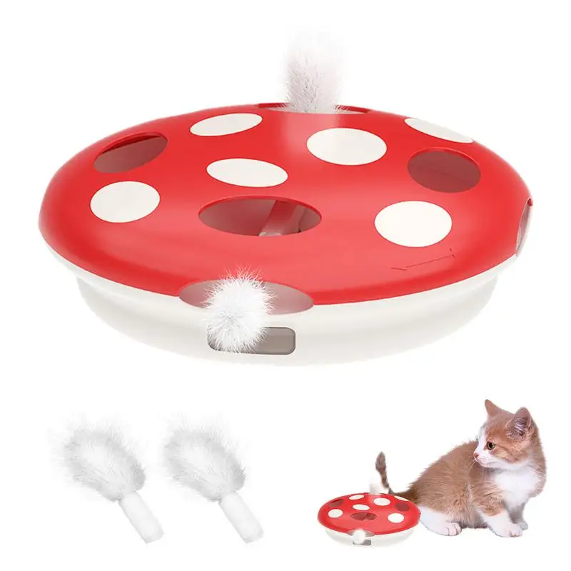 

Automatic Cat Toy Smart Electronic Cats Toys Electronic Kitten Toys With Rechargeable 1200 MAh Battery For Indoor Outdoor Cats