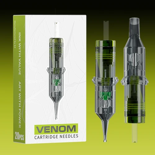 Cartucho de aceite de filtro EZ, agujas de tatuaje, sombreador de revestimiento redondo, agujas desechables RM MC, membrana segura para cartucho de pluma de tatuaje