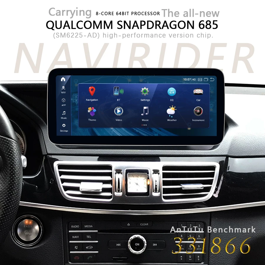 2.8GHZ Qualcomm Processor Android Screen Multimedia Video Player For BENZ E Class W212 E200 E230 E260 E300 S212 2014 GPS CARPLAY