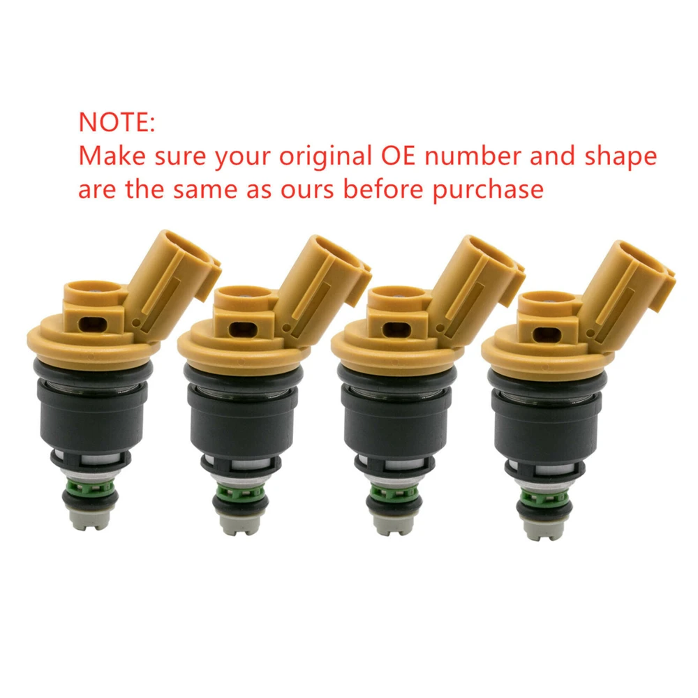 ​4 x 550cc 555cc fuel injectors for NISMO Nissan Silvia SR20DET S13 S14 S15 jecs 16600-RR543, 16600RR543 FJ942