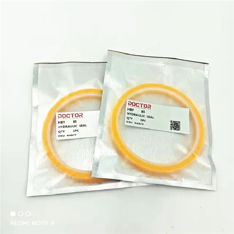 excavator yellow buffer ring oil seals apply for hydraulic cylinder for HBY 85 100.5 6.3