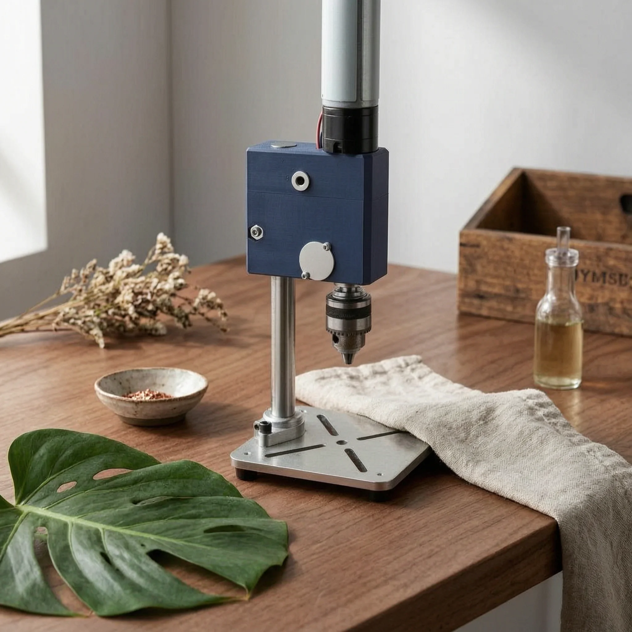 Power Tools Portable - Mini Matkap Tezgahı Kompakt Masaüstü Matkap