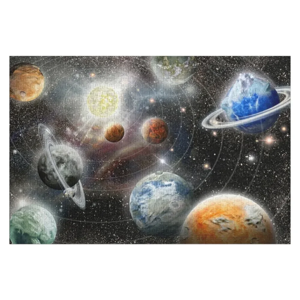 

Planets in the cosmos Jigsaw Puzzle Customized Photo Personalised Name Puzzle