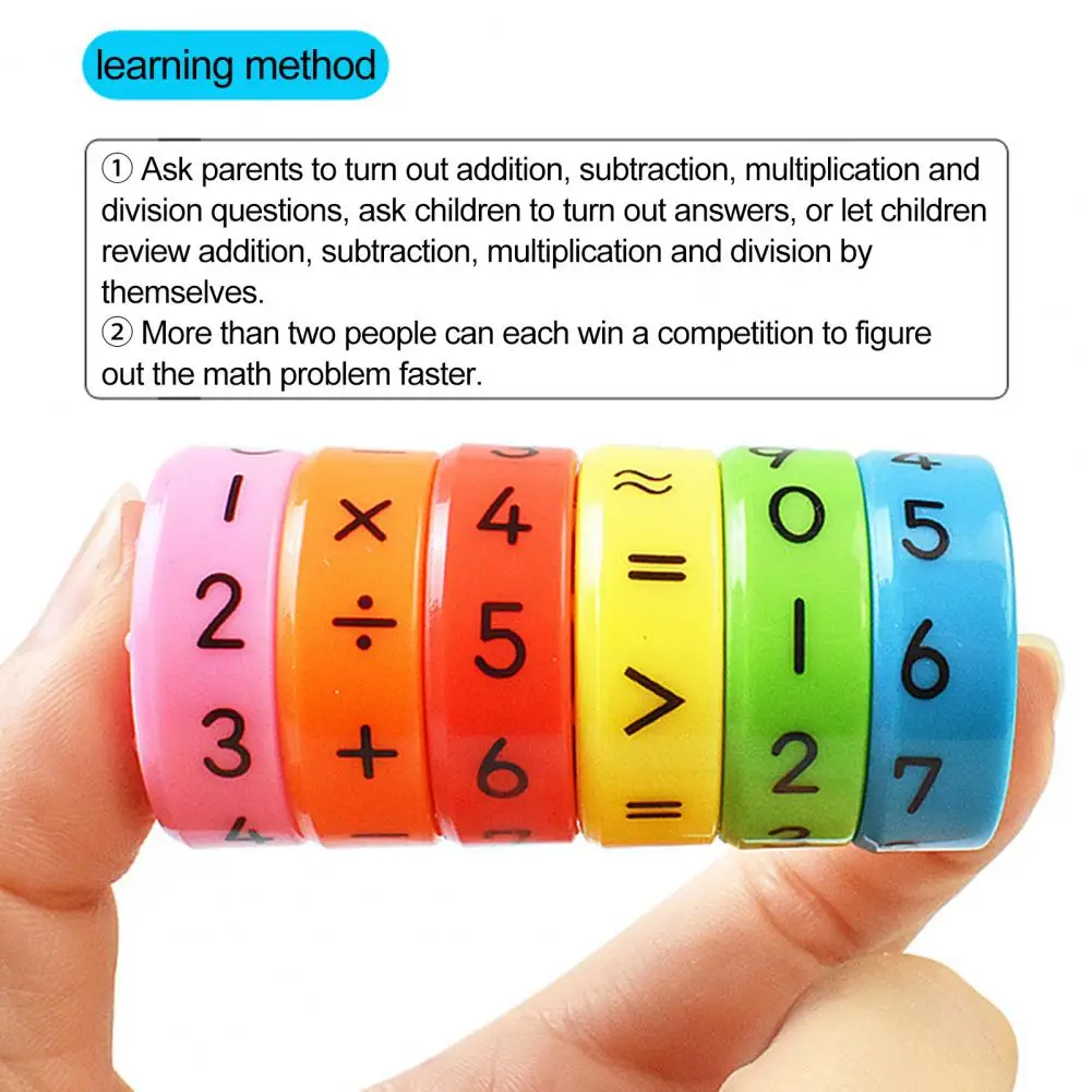 Children Learning Toys Arithmetic Calculator Educational Fun Counter Kids Mathematics Numbers Puzzle Early Education Toy Gift