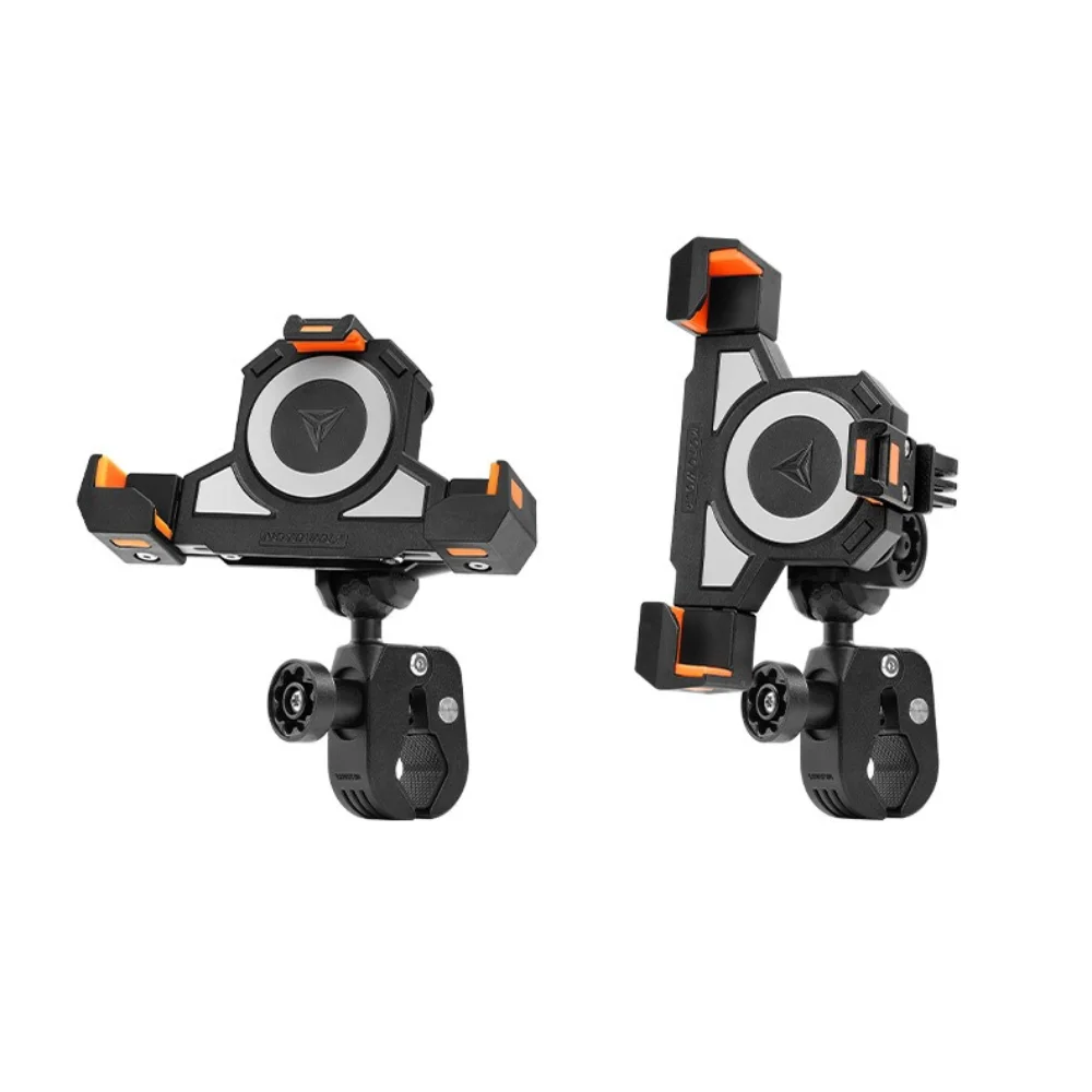 Motorcycle Phone Mount Holder Anti-Shock Phone Holder for Motorcycle Metal Handlebar Clamp Bicycle Bike Phone Holder Mount - view 3
