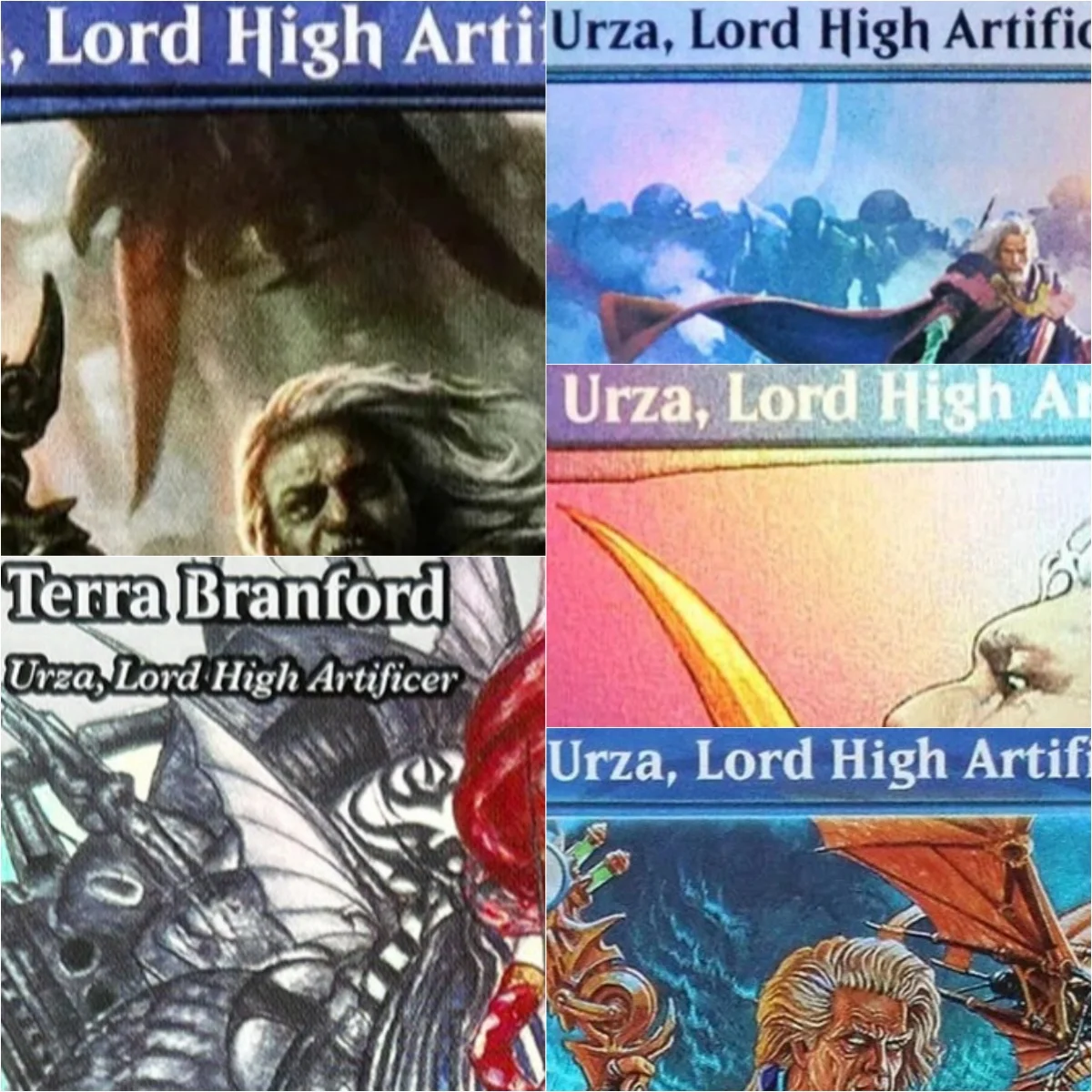 Urza, Lord High Artificer, Cartas Proxy Mágicas de Alta Calidad para TCG, Cartas Proxy Negras para Juegos de Mesa, Cartas Coleccionables