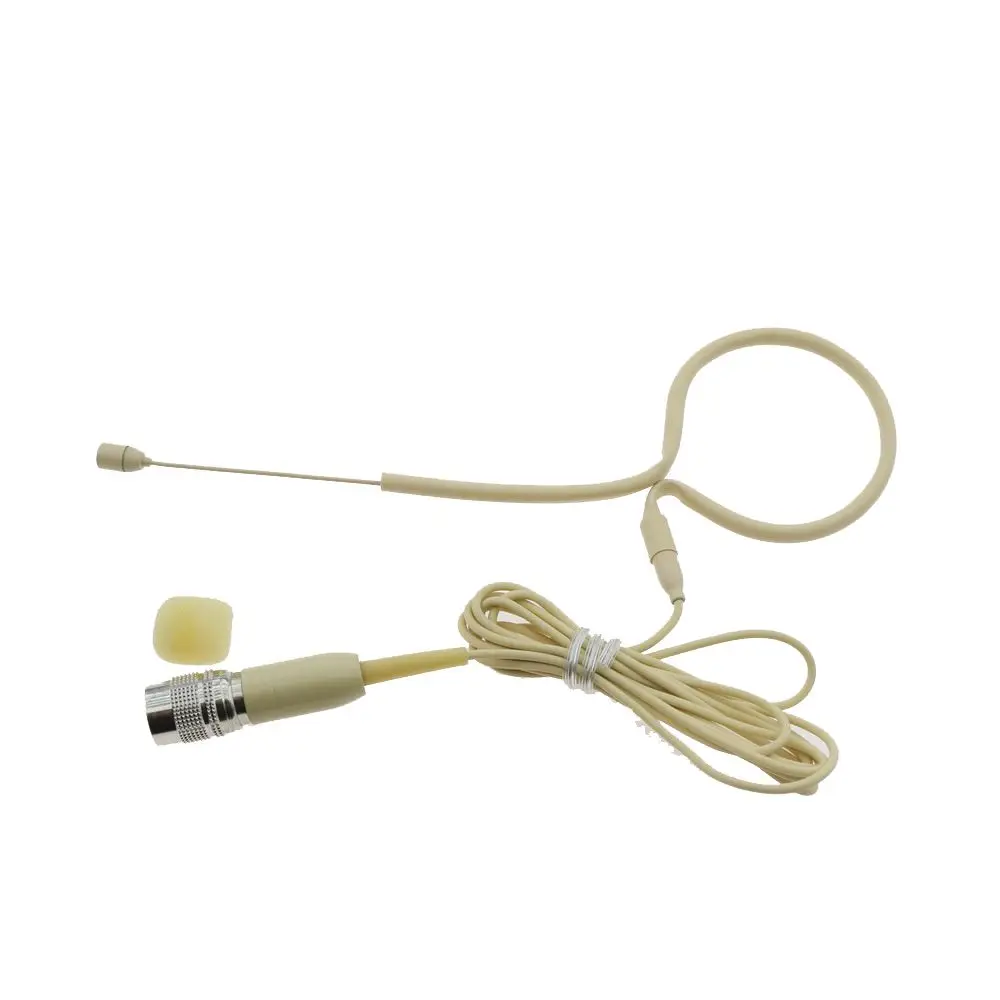 Omnidirectionele Bp892 Oorhaak Handset Microfoon Voor Audio-Technica Atw Vergrendeling 4-Pins Draadloze Zender Enkele Oortelefoon