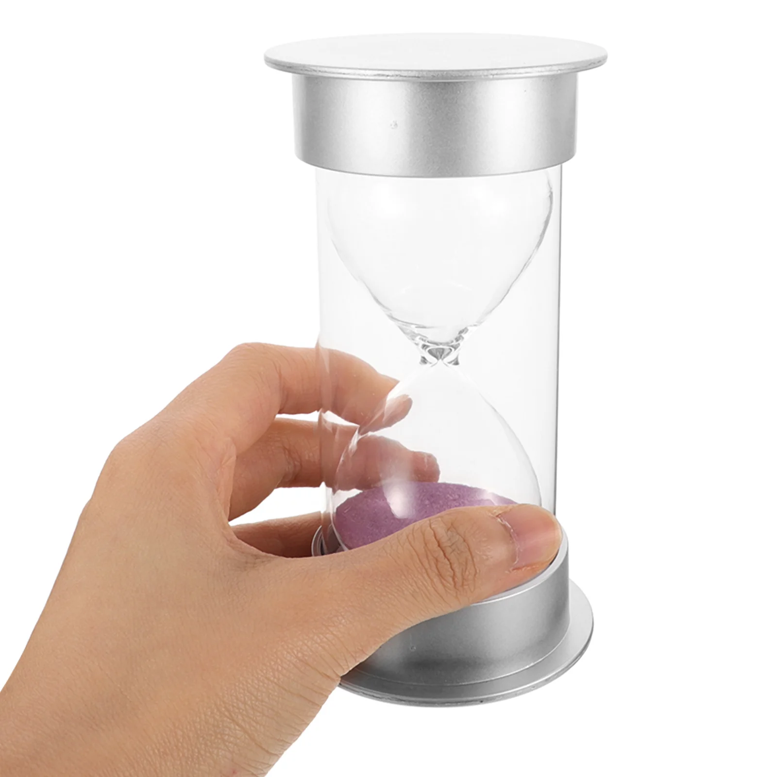 

2Pcs Sand Timer Hourglass High Borosilicate Glass Decorative Sand Clock for Home Office Study 20 Minutes Timers Tabletop Desktop