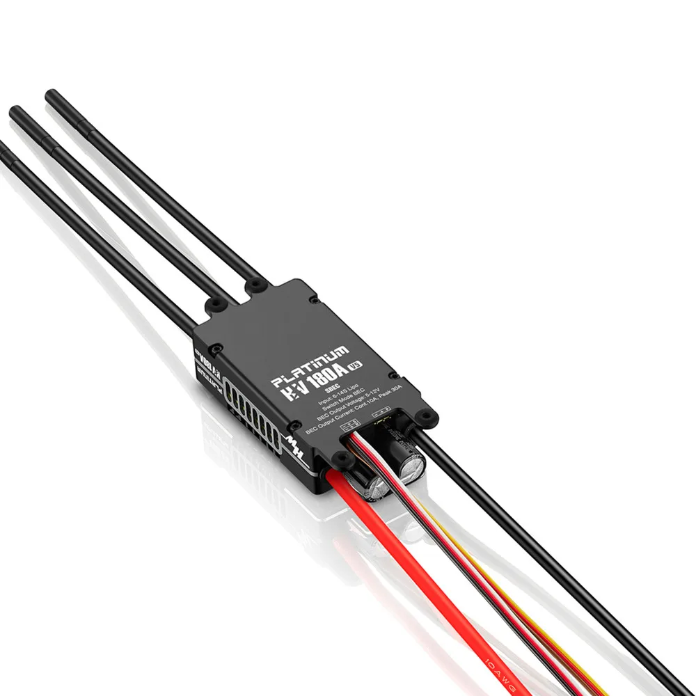 Hobbywing Platinum HV 180A SBEC V5 Brushless ESC 6-14S For 550-700 class electric RC Helicopter / fixed-wing