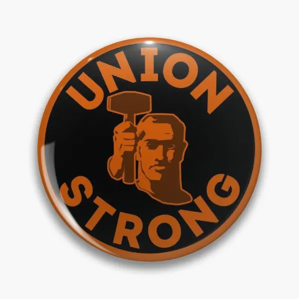 Union Strong  Soft Button Pin Cute Funny Metal Badge Hat Gift Jewelry Collar Lover Fashion Cartoon Creative Brooch Decor