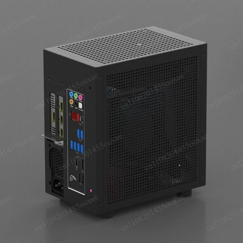 M21/M31 Mini ITX Case - 1U PSU & 120mm Radiator Low-Profile GPU HTPC Chassis