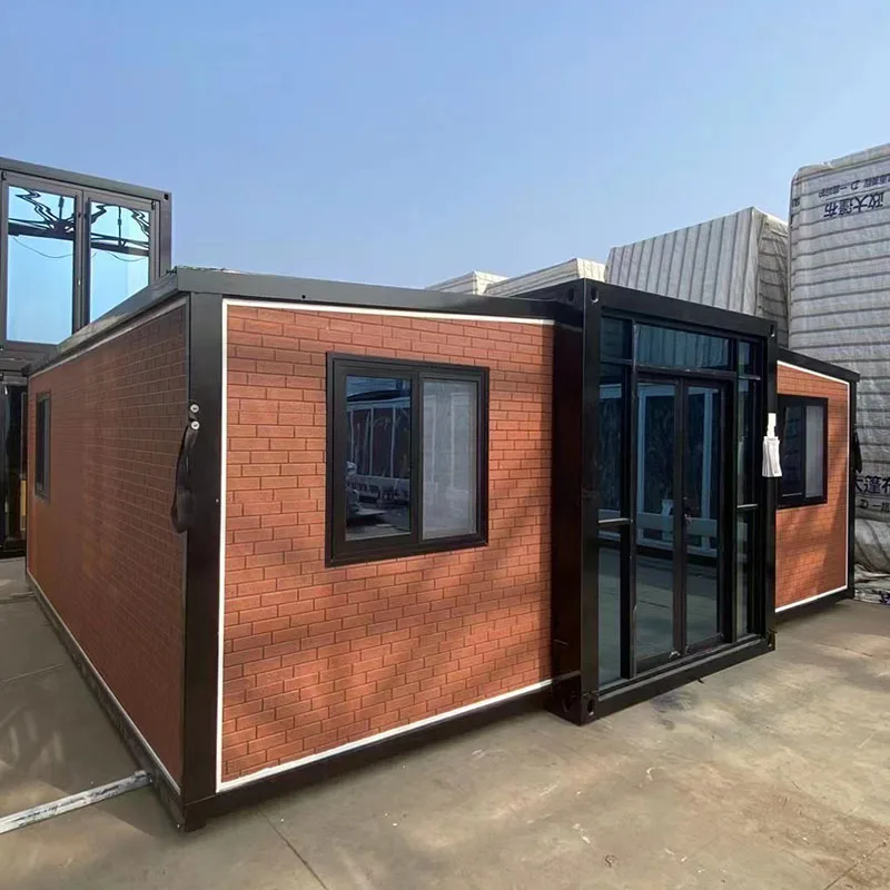 Quick Assembly 20ft 40ft Container House with Prefab Homes Kit System That Can Be Modular House or Mobile House Based on Needs