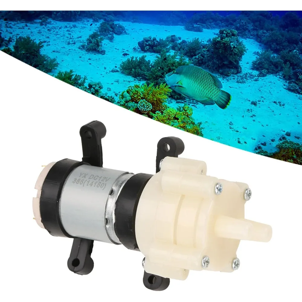 R385 12V 6V Membran-Miniatur-Wasserpumpe Haushalts-Aquarium-Zubehör Teeservice