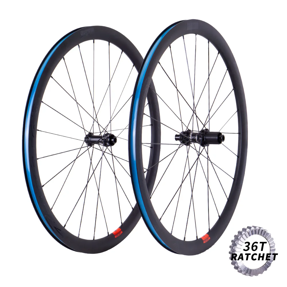 ZTTO ロードバイクチューブレスディスクブレーキホイールセット 30