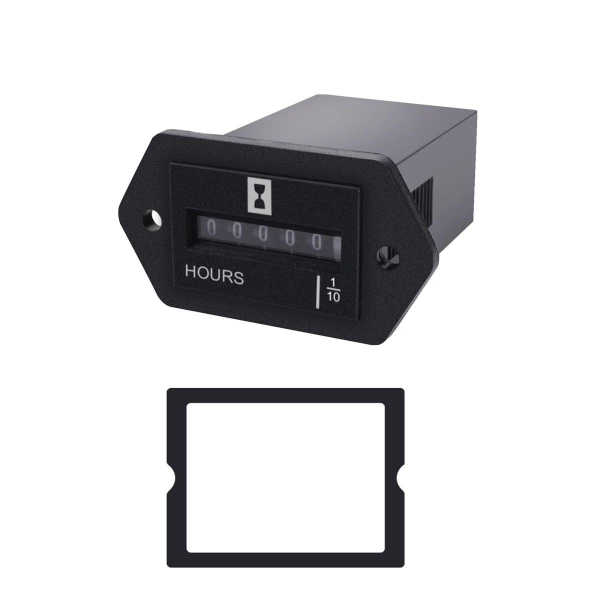 A10Z-DC10V-80V Mechanical Hour Meter - Hourmeter for Engine Generator Boat Automobiles Motorcross Motor Truck