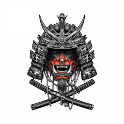 Car Sticker Samurai Monster Decals Custom Stickers on Motorcycle Exterior Parts Products Cute, PVC Personality, Decoration