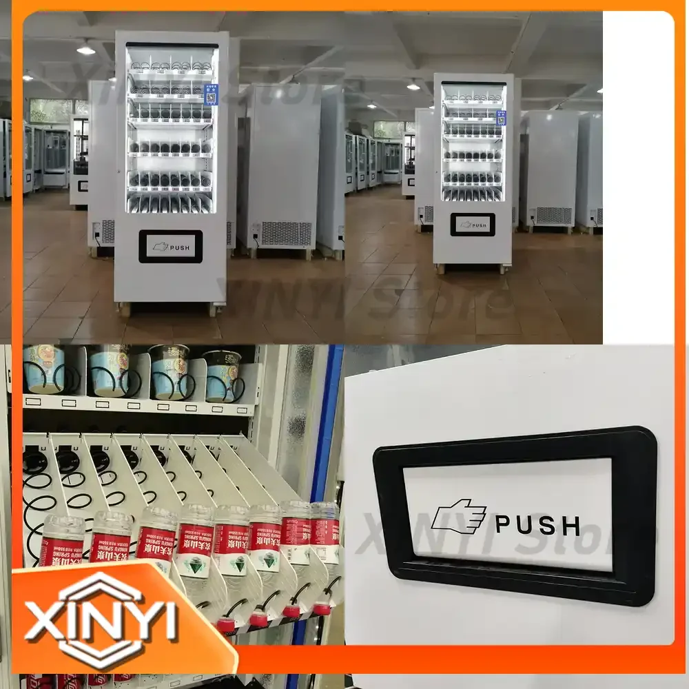 Snack Vending Machine for 24 Hour Automatic Operation in Mall Food Vending Machine for Office School Store Commercial Use