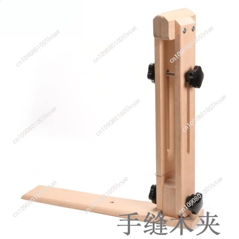 

DIY leather leather art hand-sewn wooden clip leather goods hand-sewn wooden frame hand-sewn horizontal wooden clip
