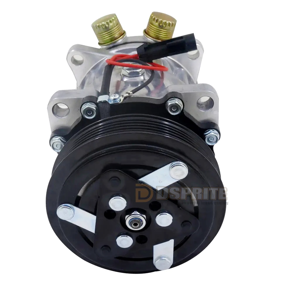 New FOR Sanden 12V Conditioner Compressor 132mm AA PV2 12V SD7H15 7863 7867 8024 8031 8062 SD7H15 4663 4779 6036 8104 8258