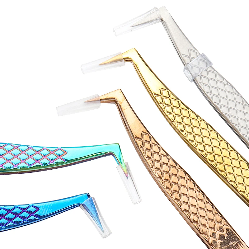 ステンレス鋼まつげリフティングピンセット眉毛クリップ脱毛ピンセット高精度まつげエクステンション用品メイクアップツール