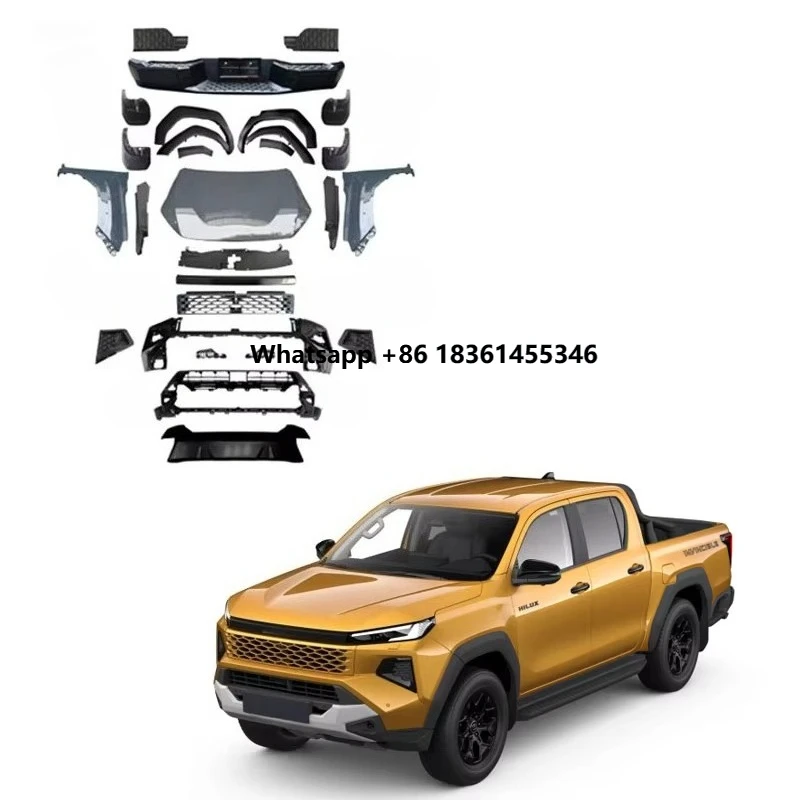 Accesorios para Automóviles, Kit de Carrocería, Faro Delantero, Faro Trasero, Parachoques, Kit de Carrocería de Actualización Hilux Travo 2026 para Hilux 2016-2025