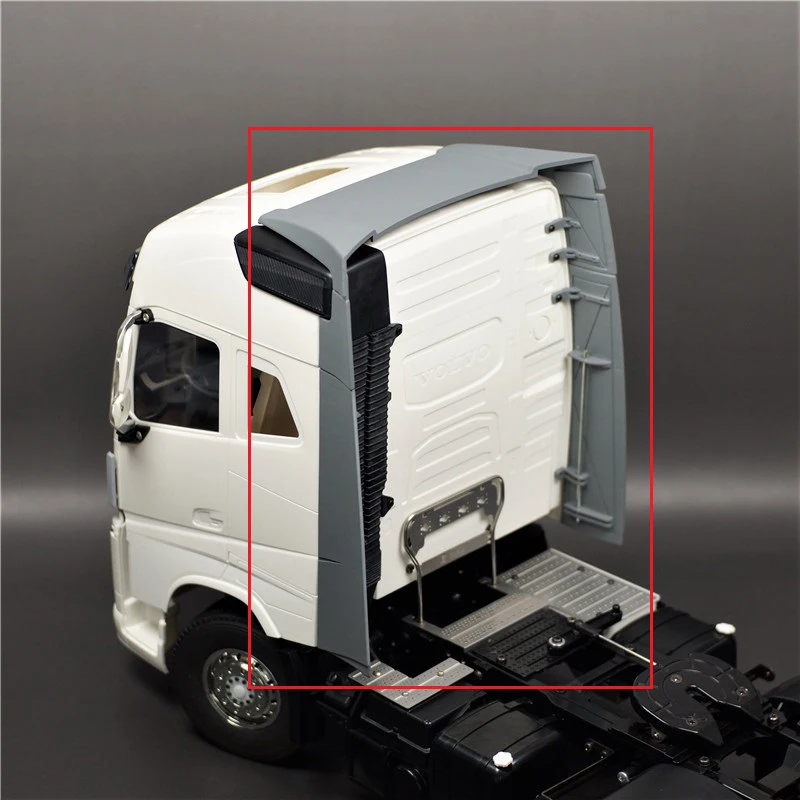 Kit spoiler tetto alto simulazione scala 1:14 per Tamiya RC camion ribaltabile VOLVO FH16 750 56360 auto giocattolo fai da te