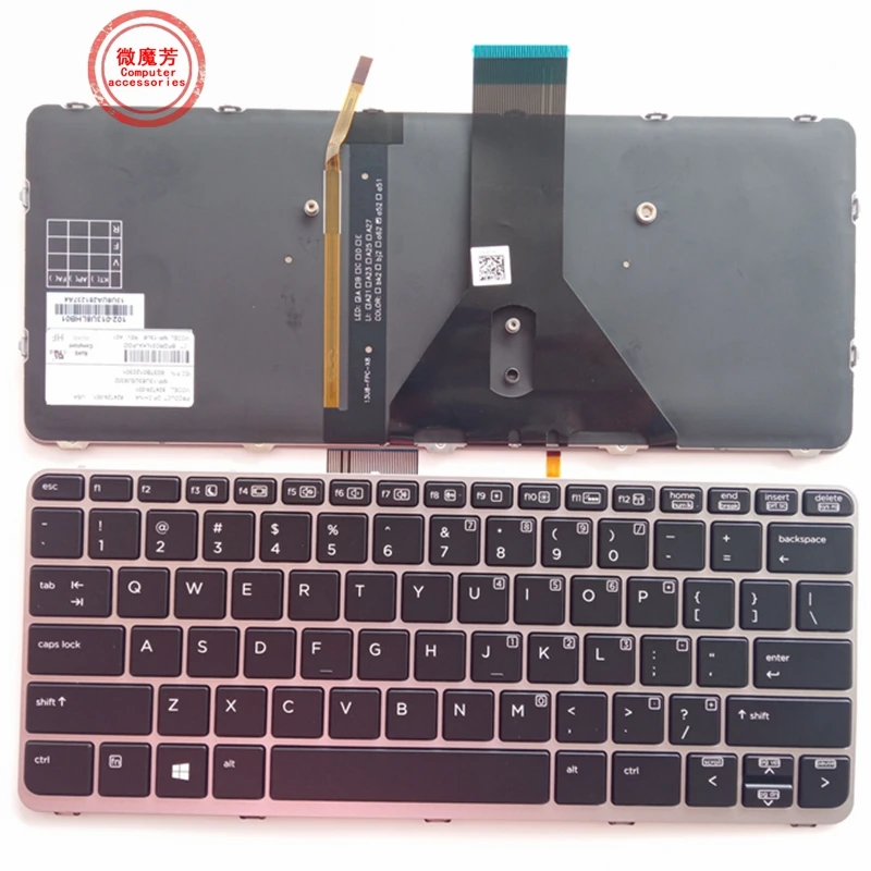 

SP/BR/PO NEW for HP EliteBook FOLIO 1020 G1 1030 G1 Backlit keyboard