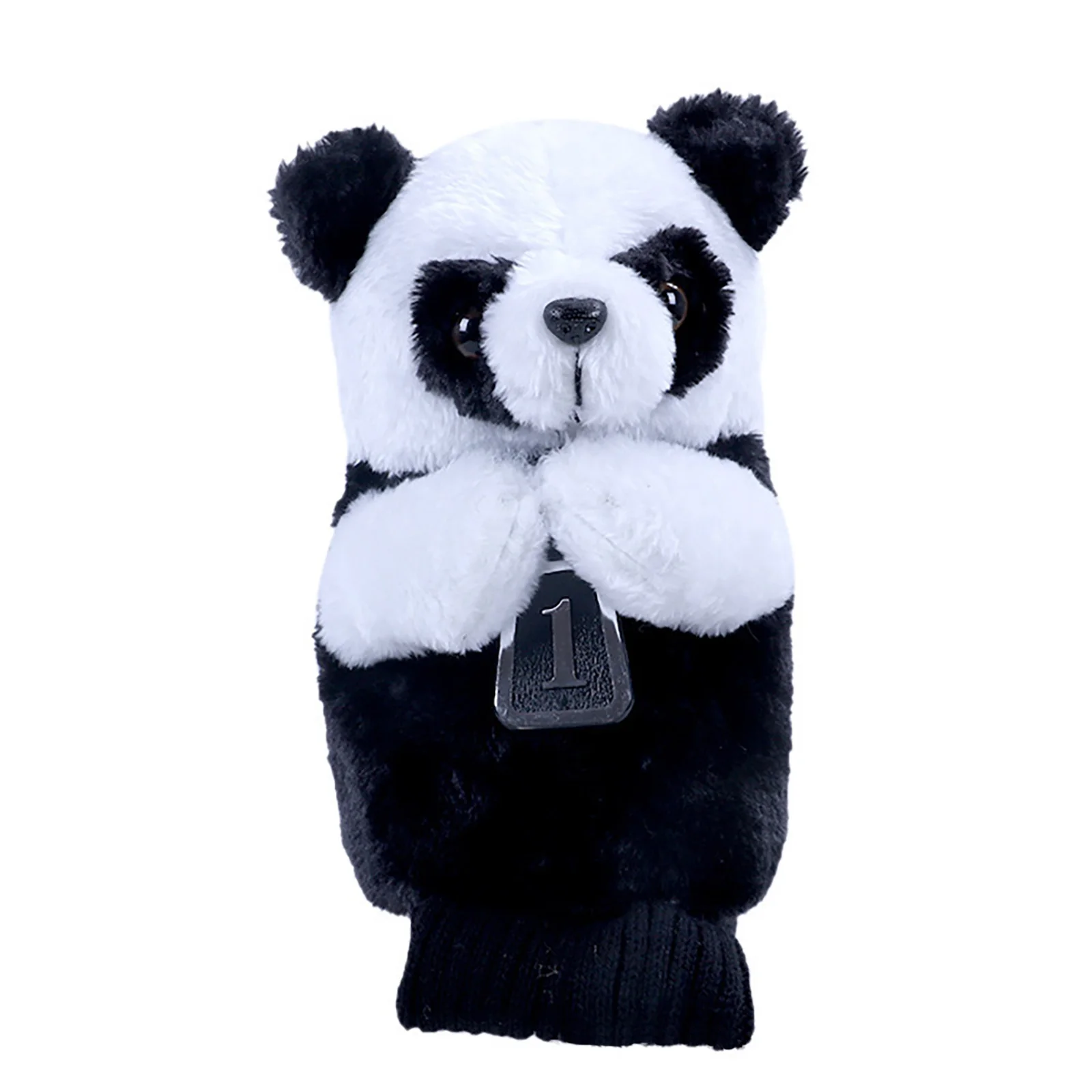 1Pc Cartoon Plush Panda Golf Club Head Cover Protection Driver Headcover Golfing Accessory - view 2