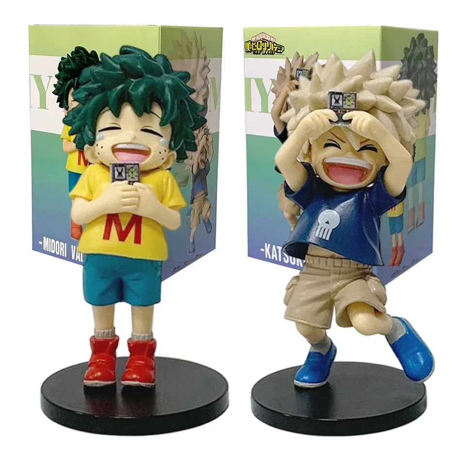 بطلي الأكاديمية الطفولة Izuku Midoriya/الطفولة Katsuki Bakugo PVC عمل أرقام نموذج أنيمي الكرتون لعبة مجسمة الهدايا #2
