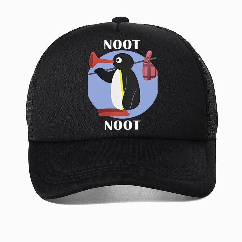 

Cute Animal Baseball Caps Peaked Cap Noot Pingu Pinga Penguin TV Sun Shade Hats for Men men adjustable hat summer mesh hats