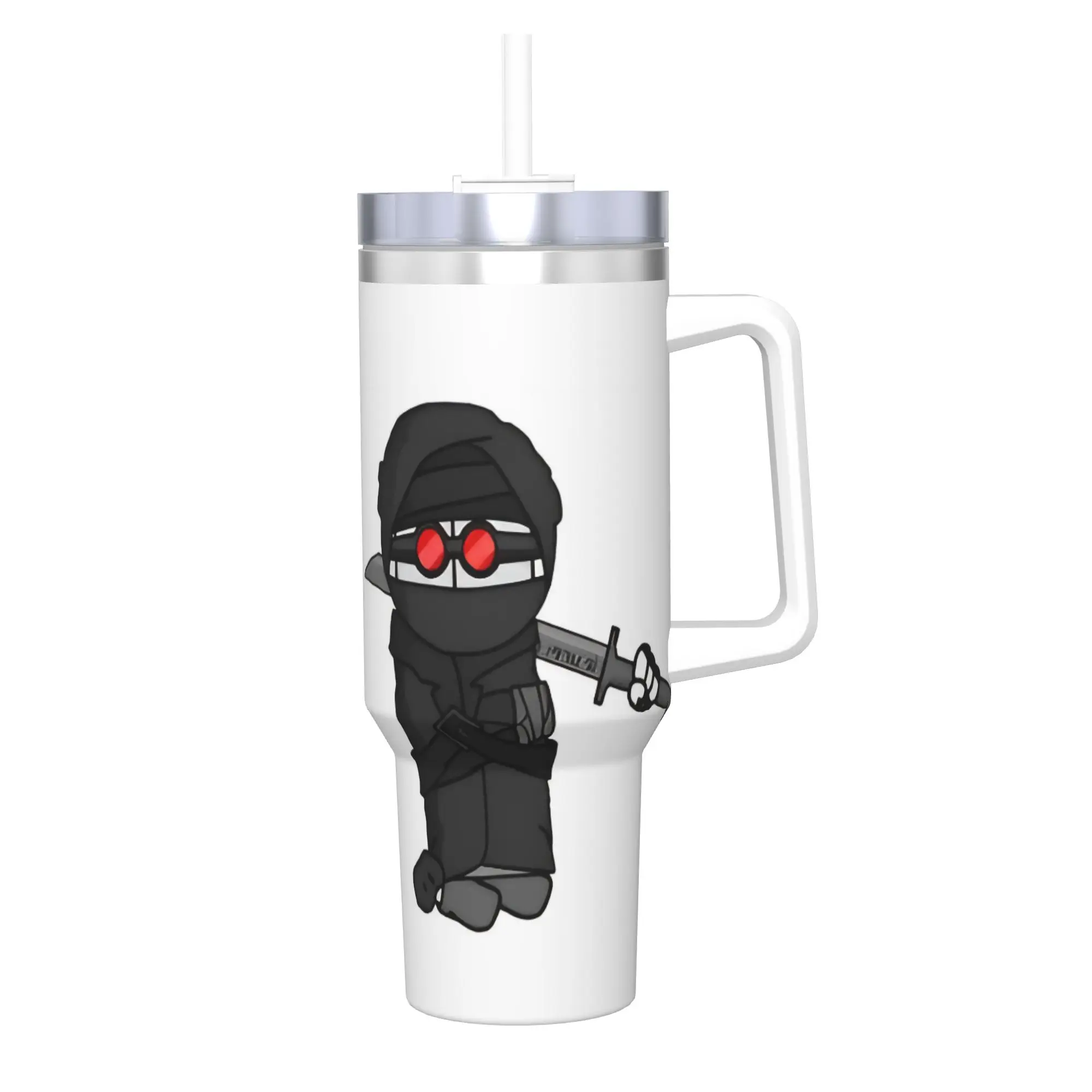 MADNESS COMBAT Hank 40oz Tumbler Stainless Steel Double Wall Vacuum Insulated  Tumblers Mug With Straw