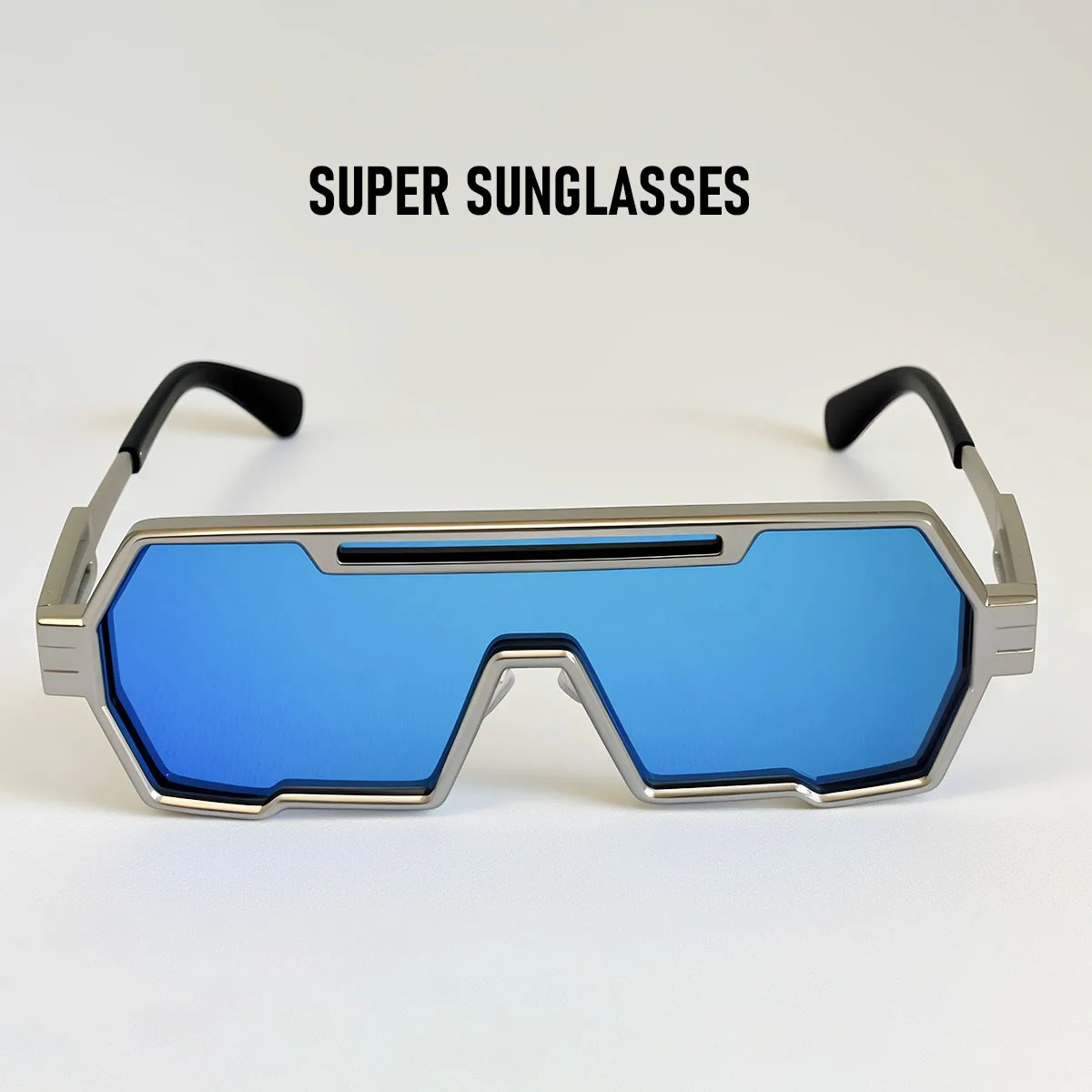 Quadratische Steampunk-Sonnenbrille für Damen 2026 Einteilige UV400-Schutz Sonnenbrille für Herren Markendesign Modische Brille Gafas De Sol Hombre – Detail 1