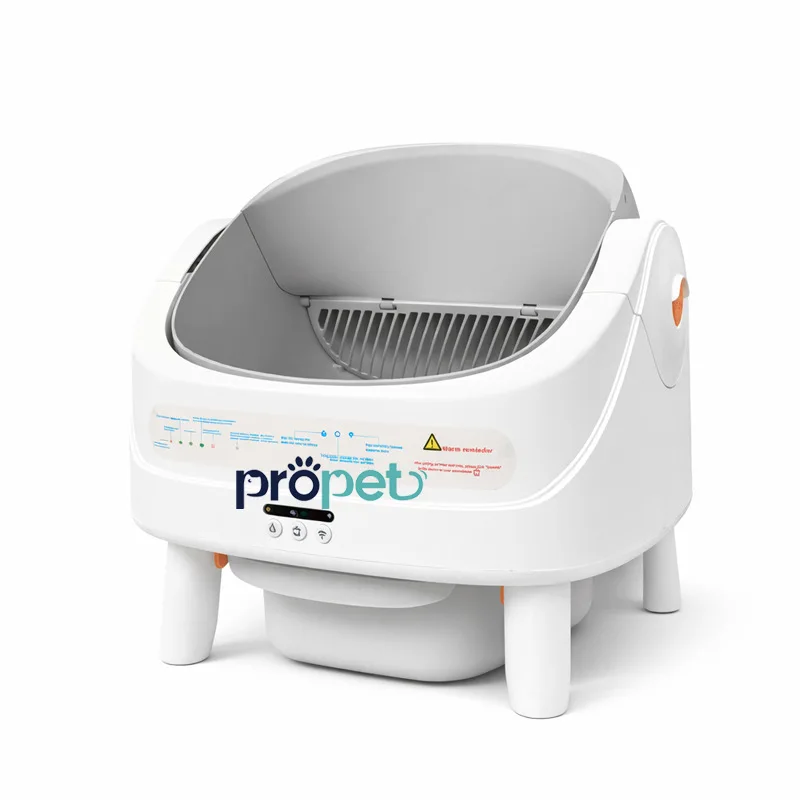 Caja de arena inteligente autolimpiable WiFi para gatos de interior - imagen 2