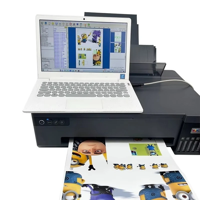 High-Precision PS5 Laptop Vinyl Stickers Making Machine with Software Precision Cutting for Customized Covers