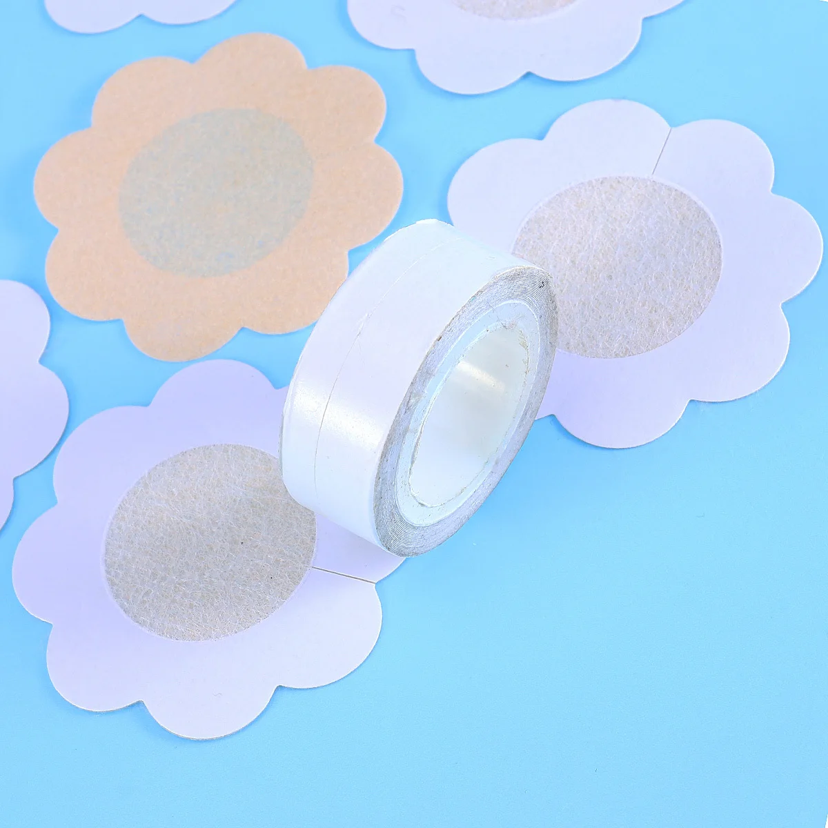 50 زوجًا من ملصقات الثدي غير المرئية، وسادات صدر غير منسوجة قابلة للتنفس لملابس علوية شفافة بدون حمالات #1