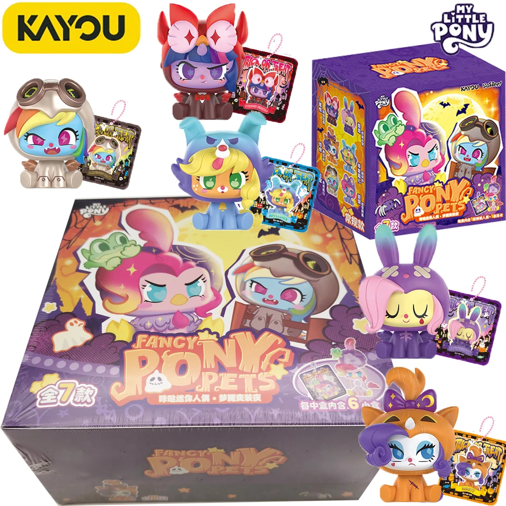 

New Kayou Original My Little Pony Trendy Blind Box Cute Anime Mini Dolls Cartoon Design Delicate Model Toys Perfect Holiday Gift