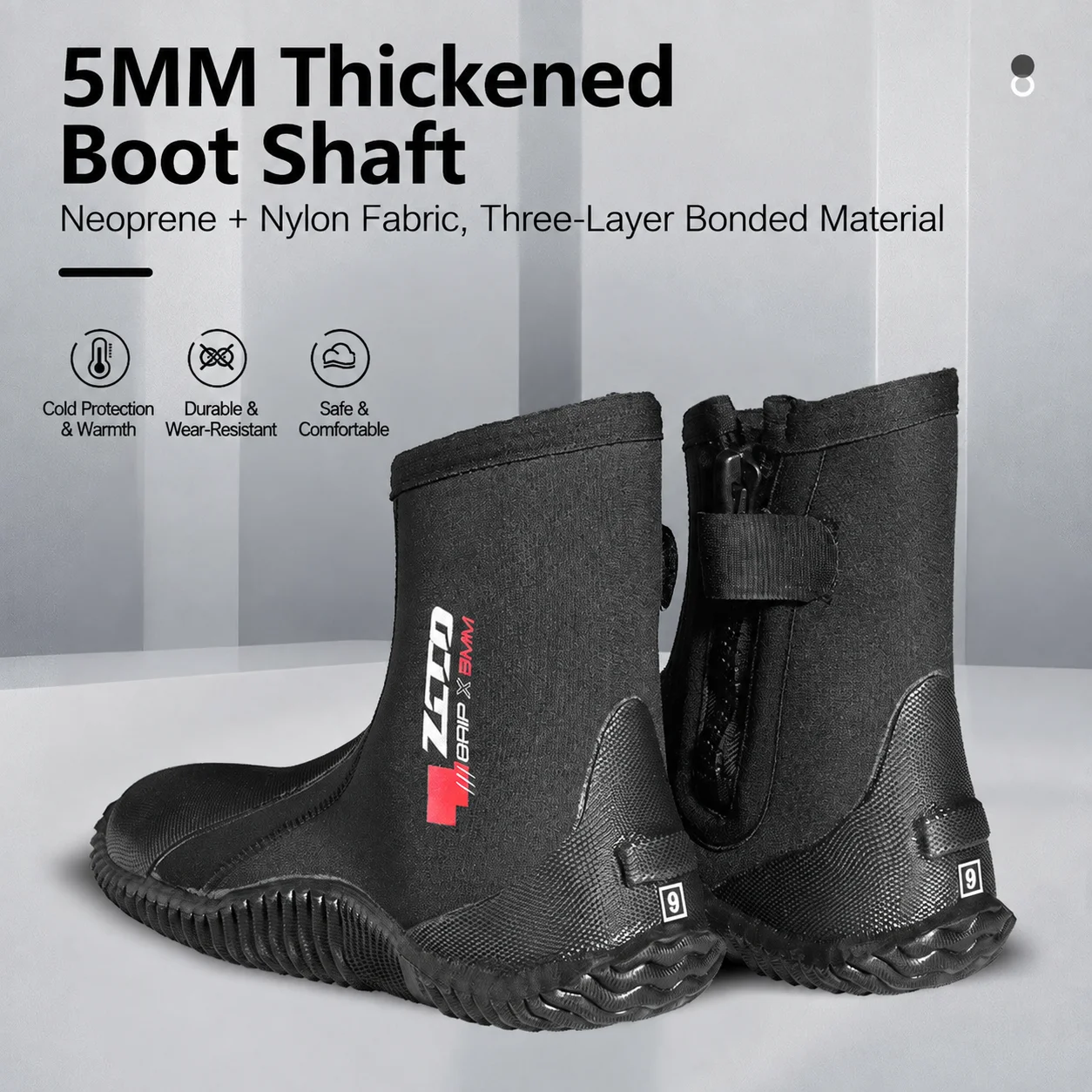 ZCCO diving boots 5mm snorkeling shoes river tracing shoes non-slip diving shoes beach shoes manufacturer wholesale foreign